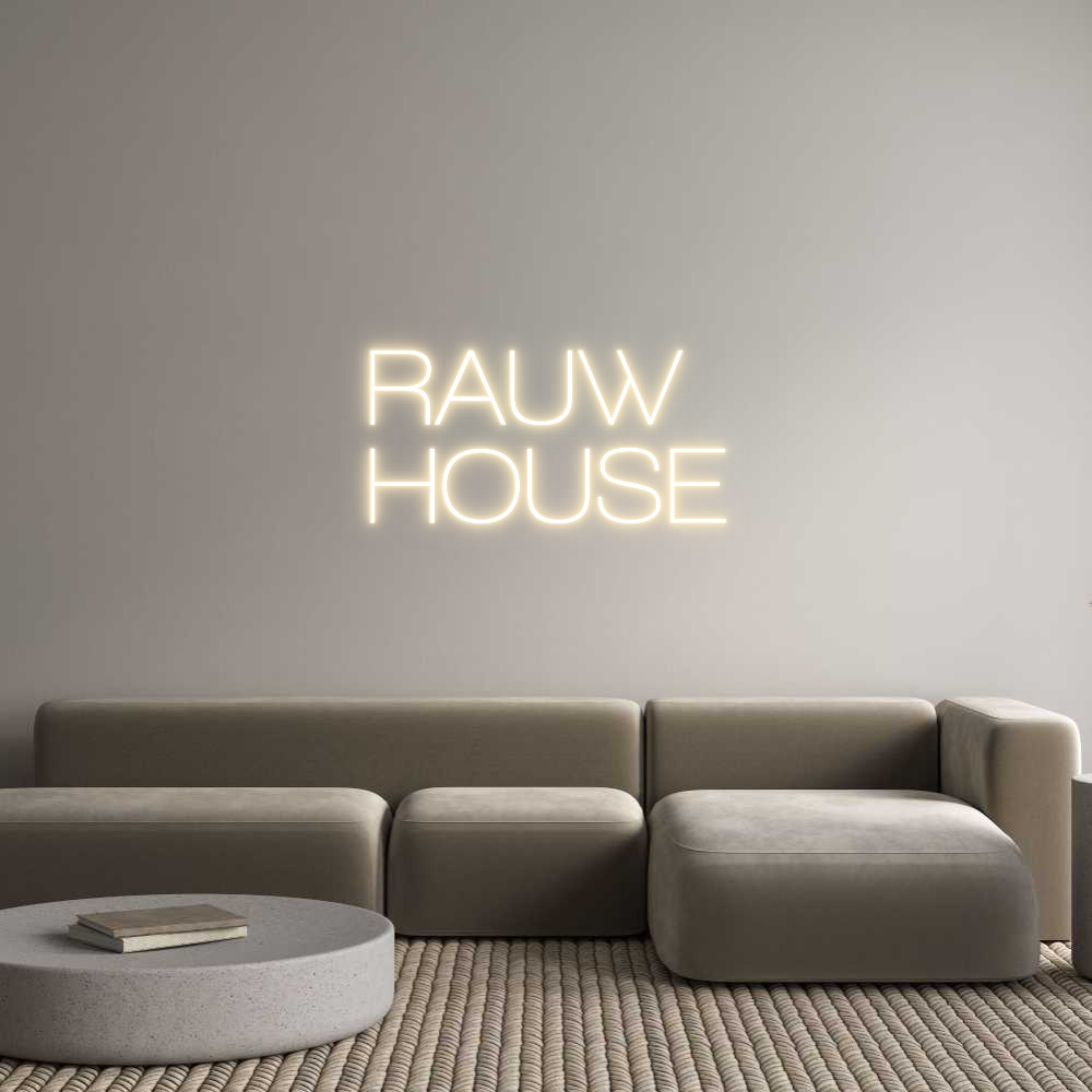 Custom Neon Sign Online Editor RAUW
HOUSE