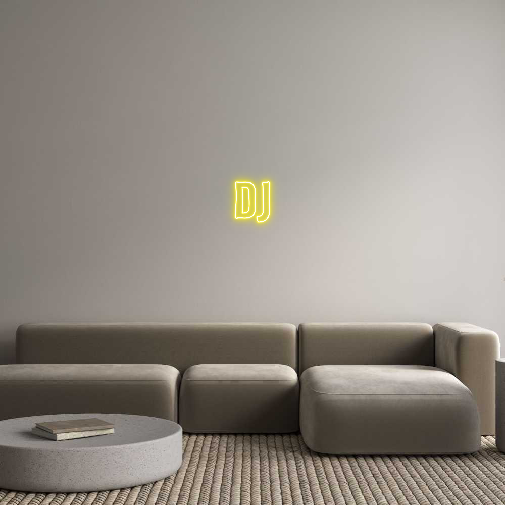 Custom Neon Sign Online Editor DJ