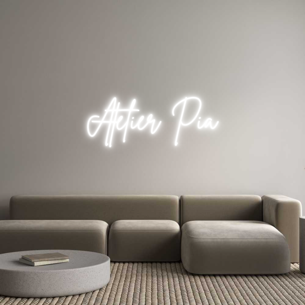 Custom Neon Sign Online Editor Atelier Pia