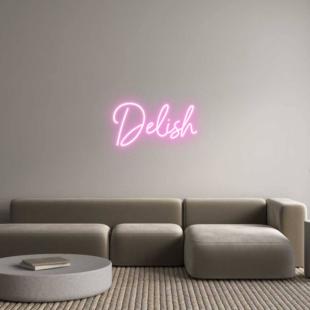 Custom Neon Sign Online Editor Delish