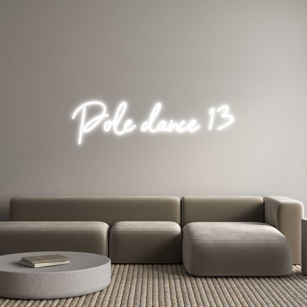 Custom Neon Sign Online Editor Pole dance 13