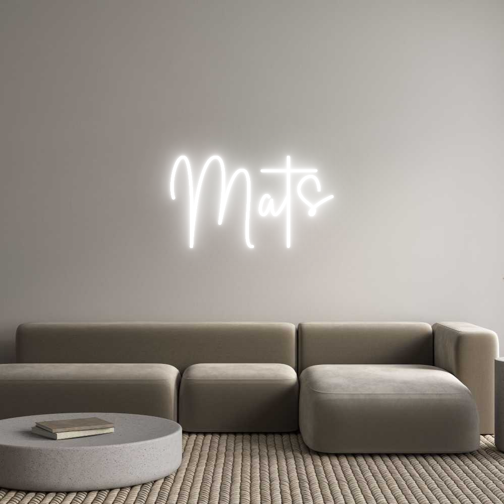 Custom Neon Sign Online Editor Mats