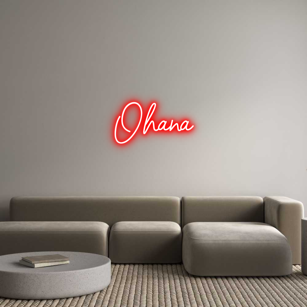Custom Neon Sign Online Editor Ohana