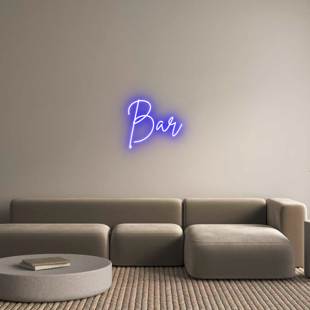 Custom Neon Sign Online Editor Bar