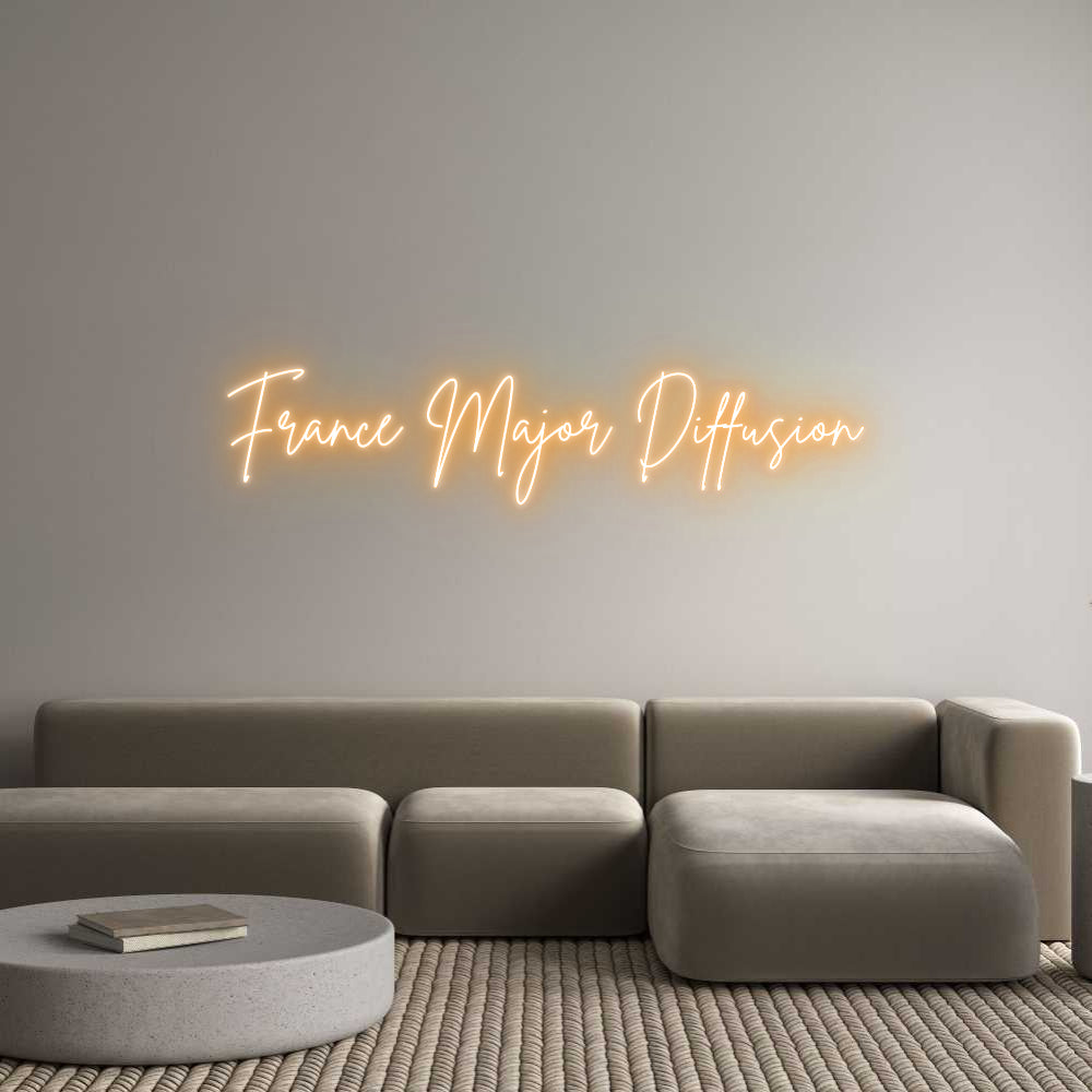 Custom Neon Sign Online Editor France Major ...
