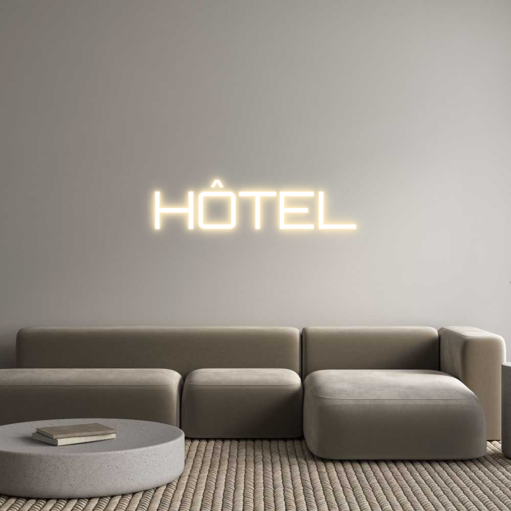 Custom Neon Sign Online Editor HÔTEL