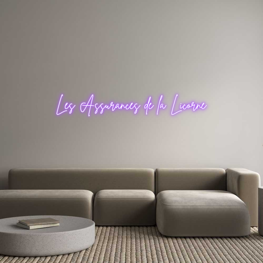 Custom Neon Sign Online Editor Les Assurance...