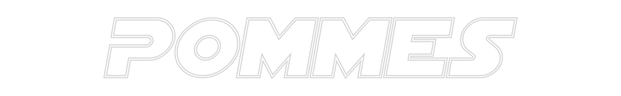 Custom Neon Sign Online Editor Pommes