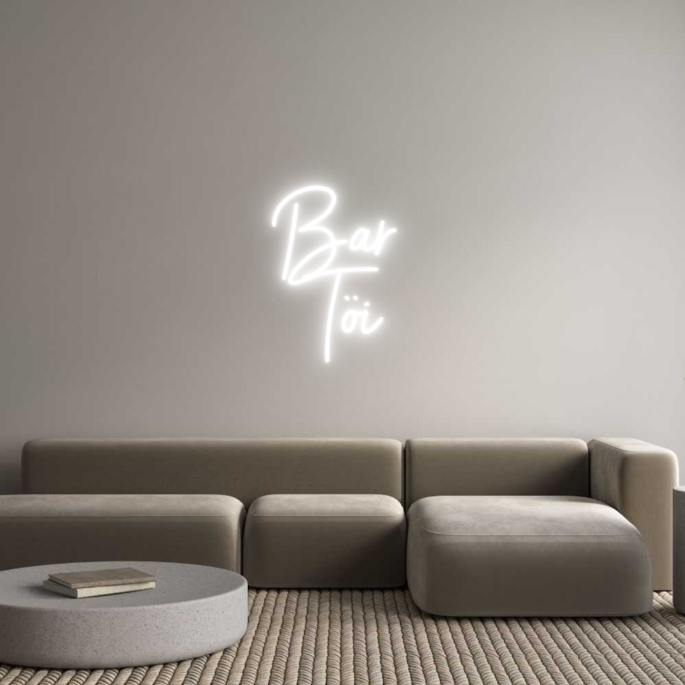 Custom Neon Sign Online Editor Bar 
Töi