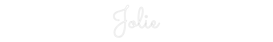 Custom Neon Sign Online Editor Jolie