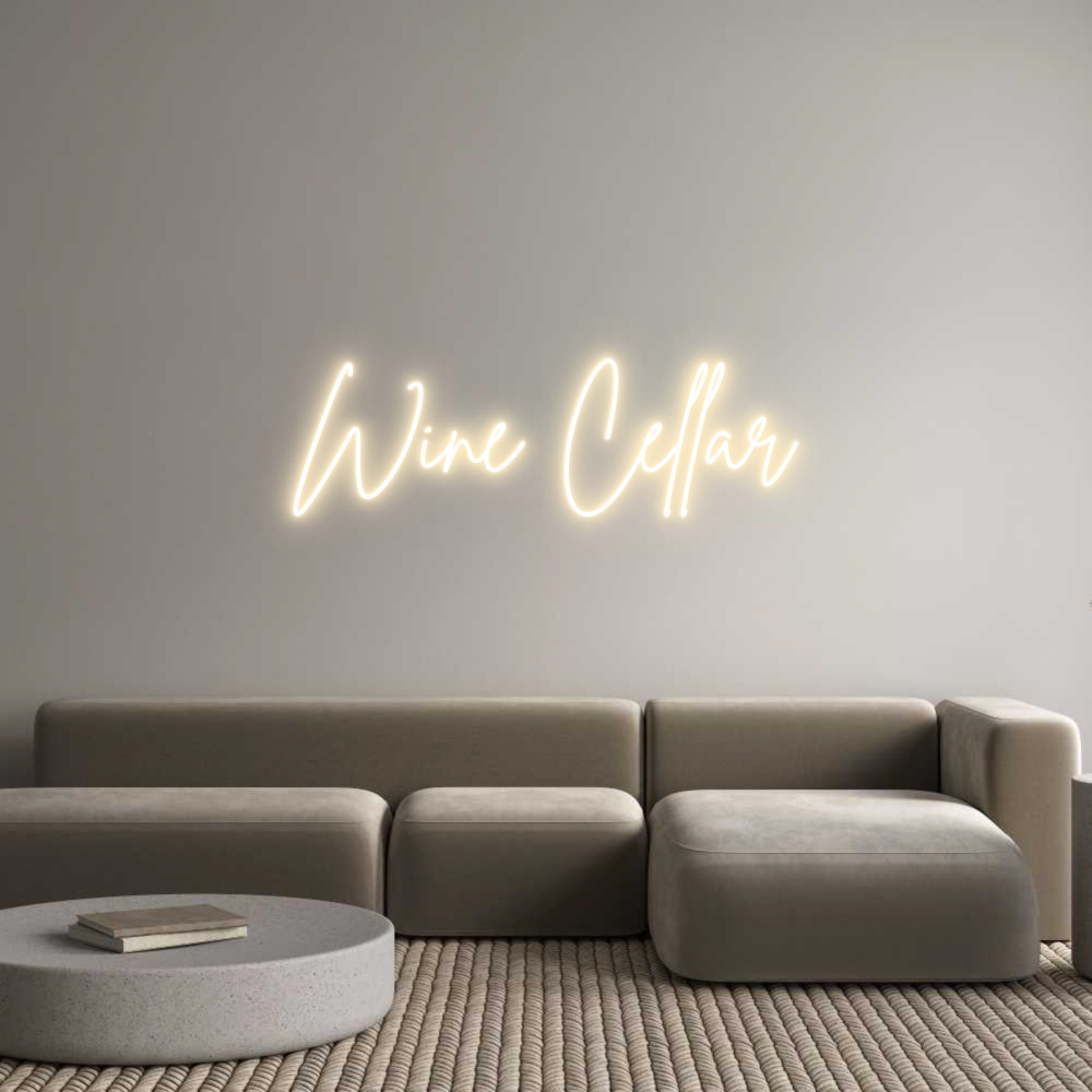 Custom Neon Sign Online Editor Wine Cellar