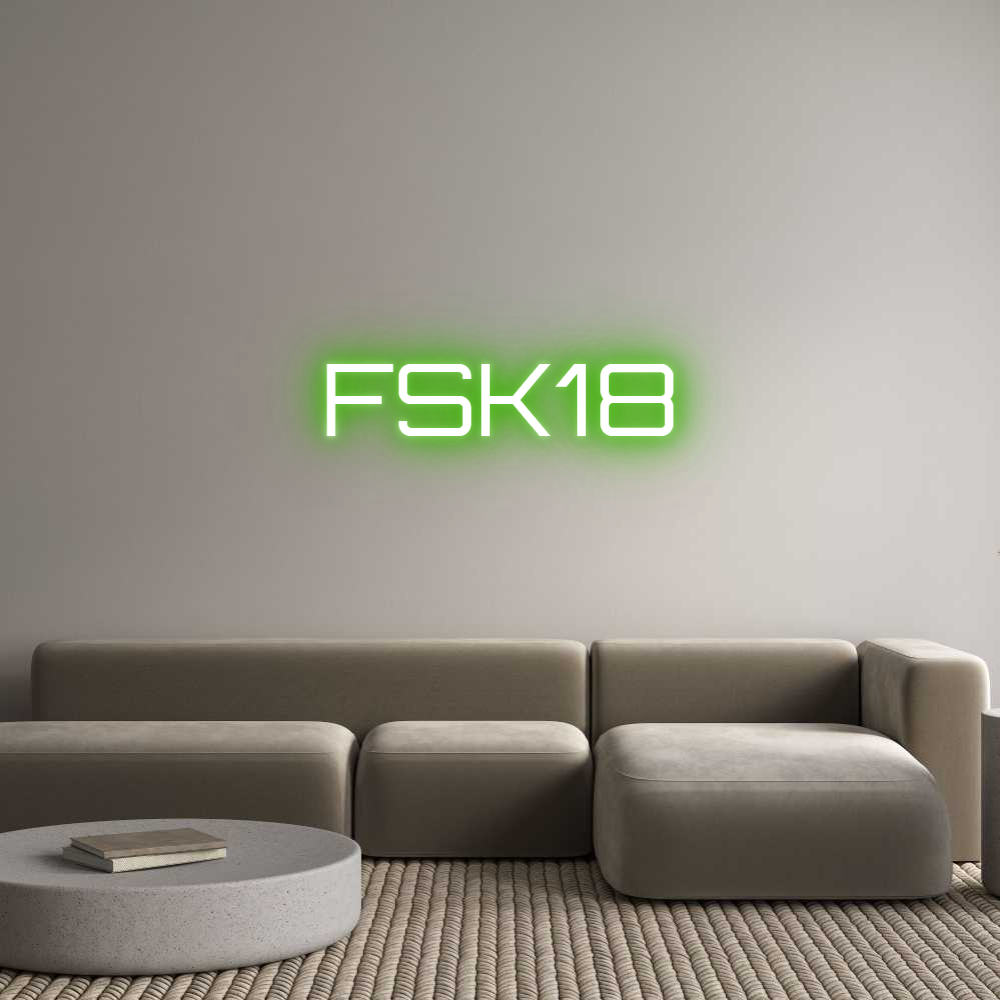 Custom Neon Sign Online Editor FSK18