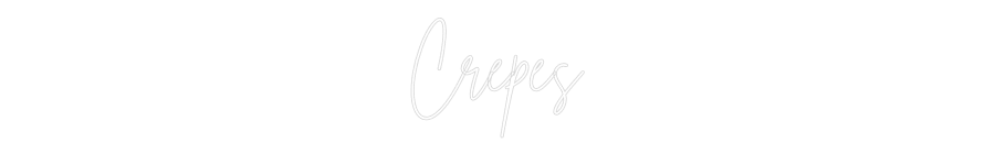 Custom Neon Sign Online Editor Crepes