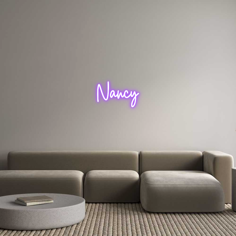 Custom Neon Sign Online Editor Nancy