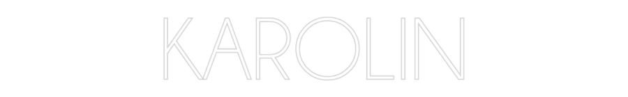 Custom Neon Sign Online Editor KAROLIN