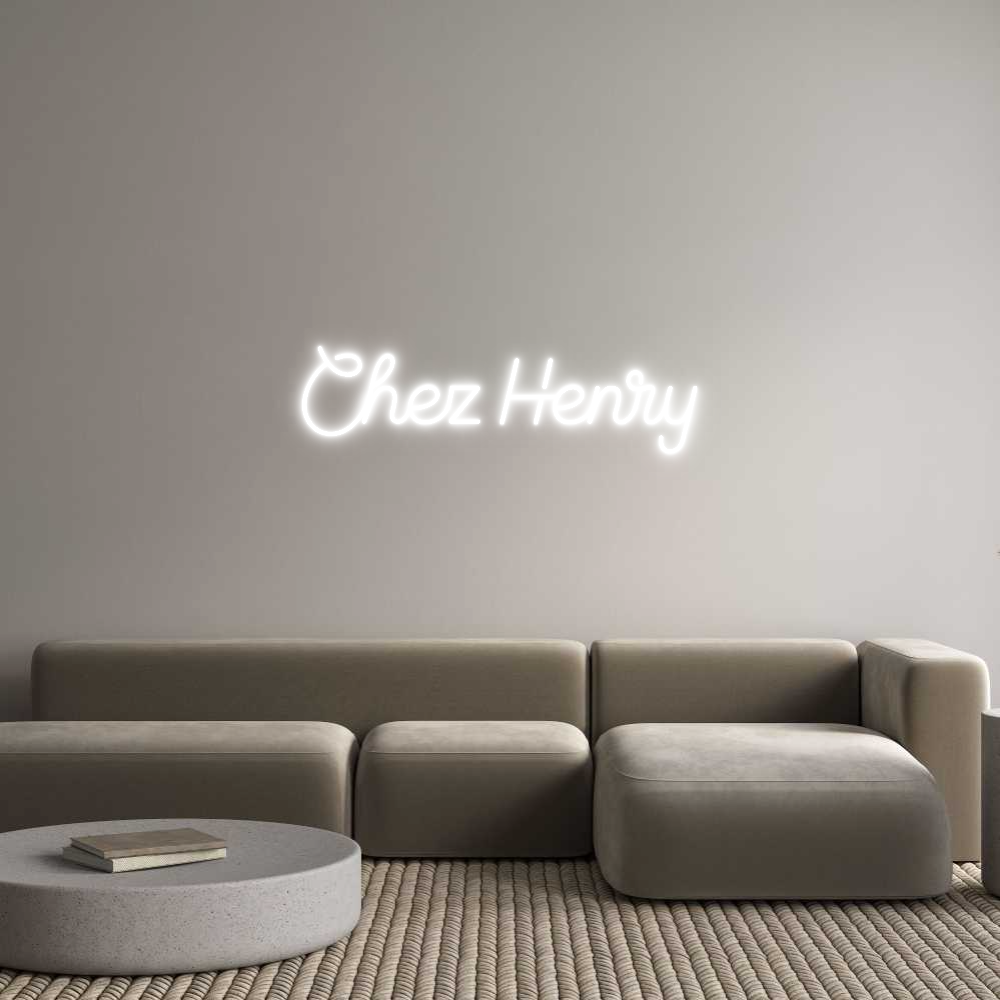 Custom Neon Sign Online Editor Chez Henry