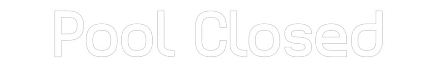 Custom Neon Sign Online Editor Pool Closed