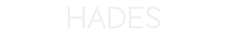 Custom Neon Sign Online Editor HADES