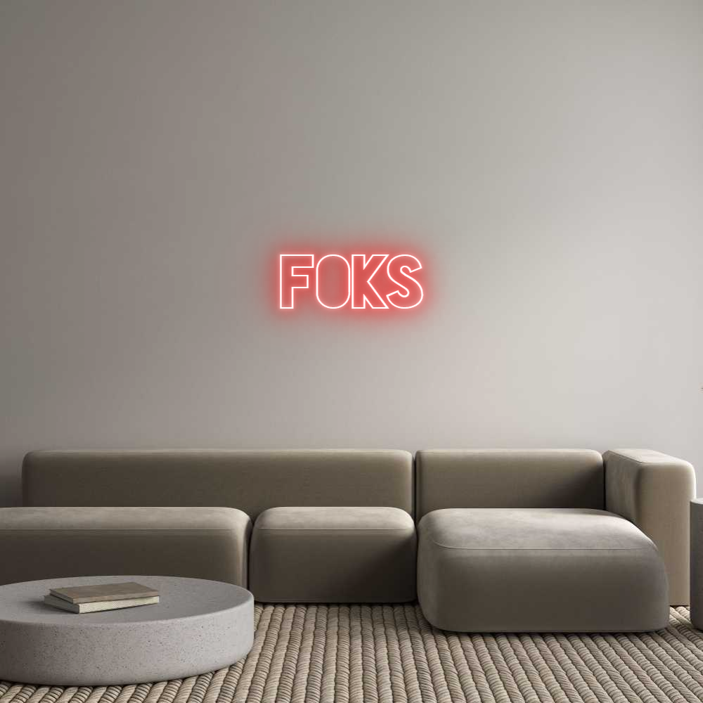 Custom Neon Sign Online Editor f0ks