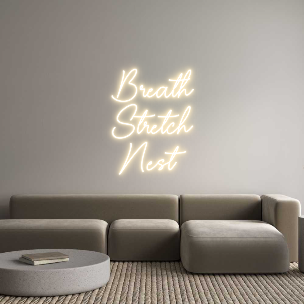 Custom Neon Sign Online Editor Breath
Stret...