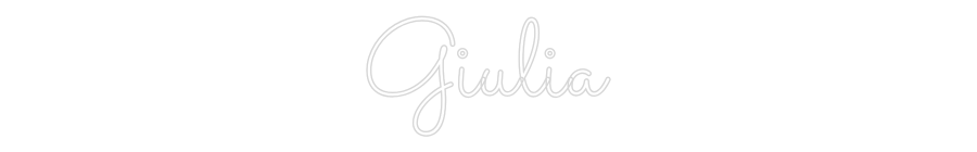 Custom Neon Sign Online Editor Giulia