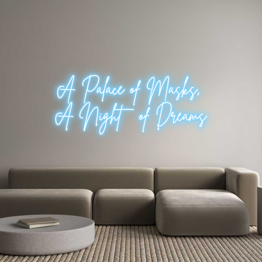 Custom Neon Sign Online Editor A Palace of M...