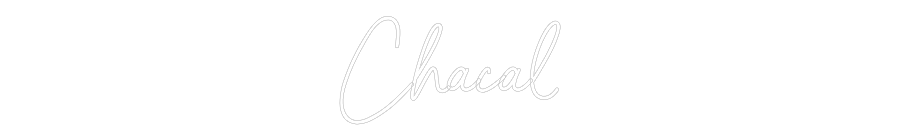 Custom Neon Sign Online Editor Chacal