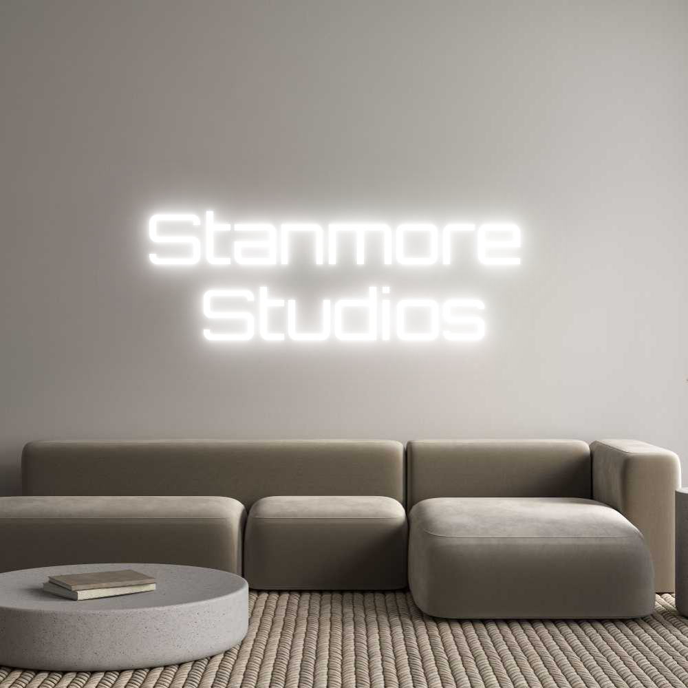Custom Neon Sign Online Editor Stanmore 
St...