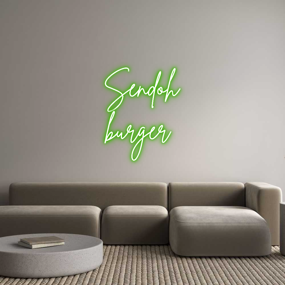 Custom Neon Sign Online Editor Sendoh
burger