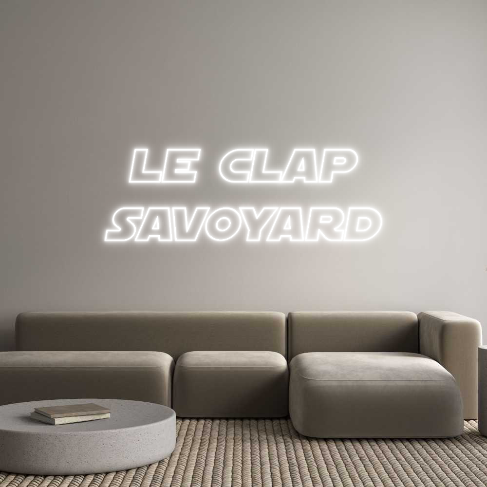 Custom Neon Sign Online Editor Le Clap
Savo...
