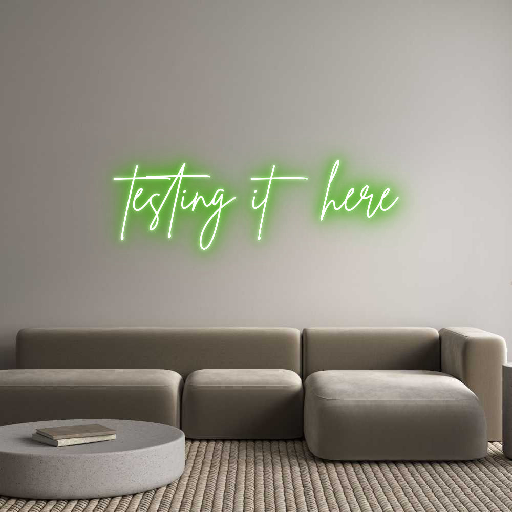 Custom Neon Sign Online Editor testing it here