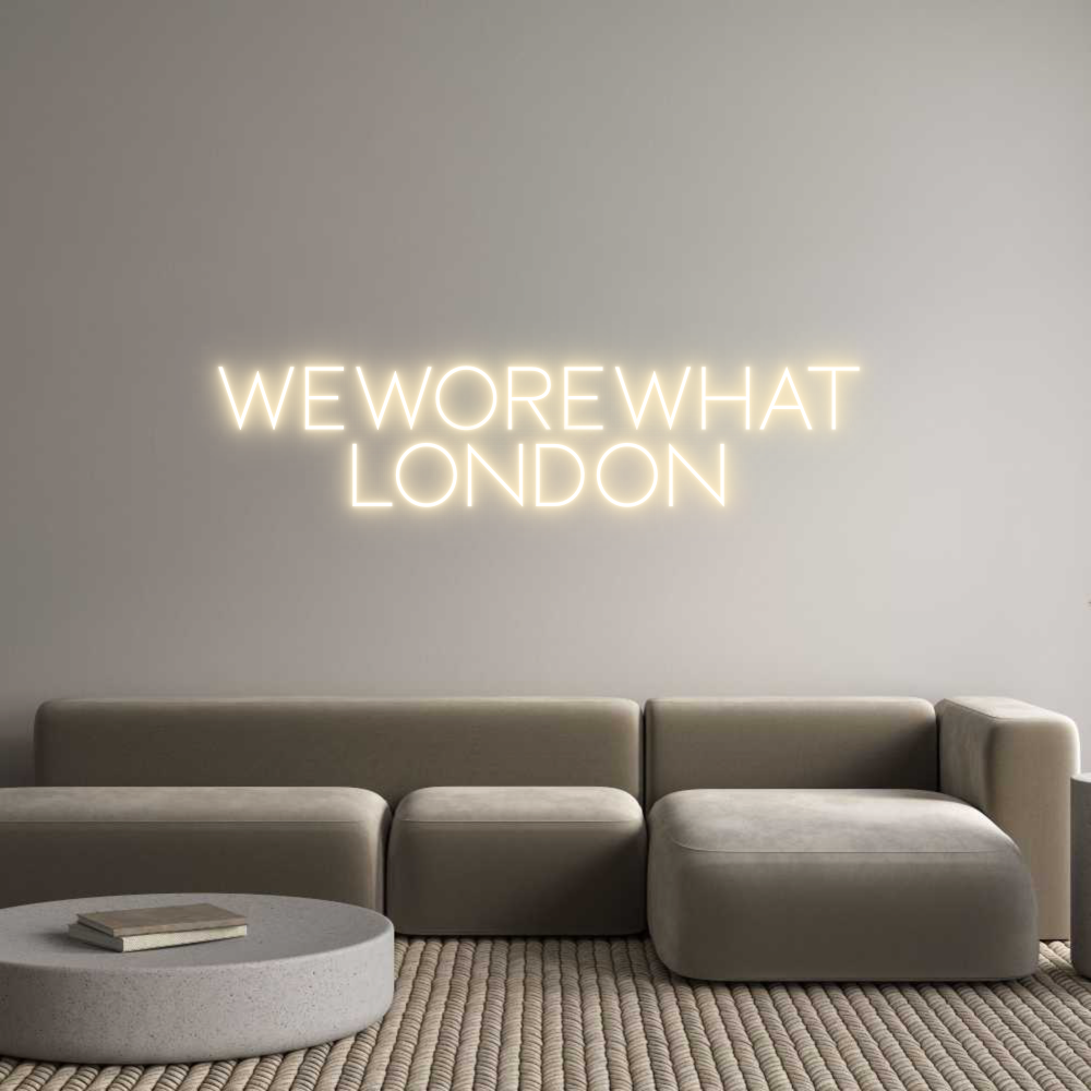 Custom Neon Sign Online Editor WEWOREWHAT
L...