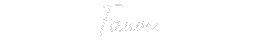 Custom Neon Sign Online Editor Fauve.