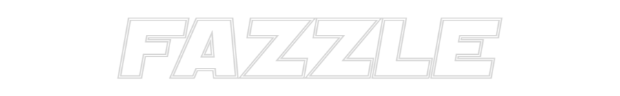 Custom Neon Sign Online Editor FAZZLE