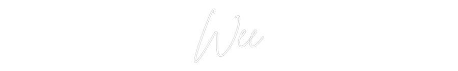 Custom Neon Sign Online Editor Wee