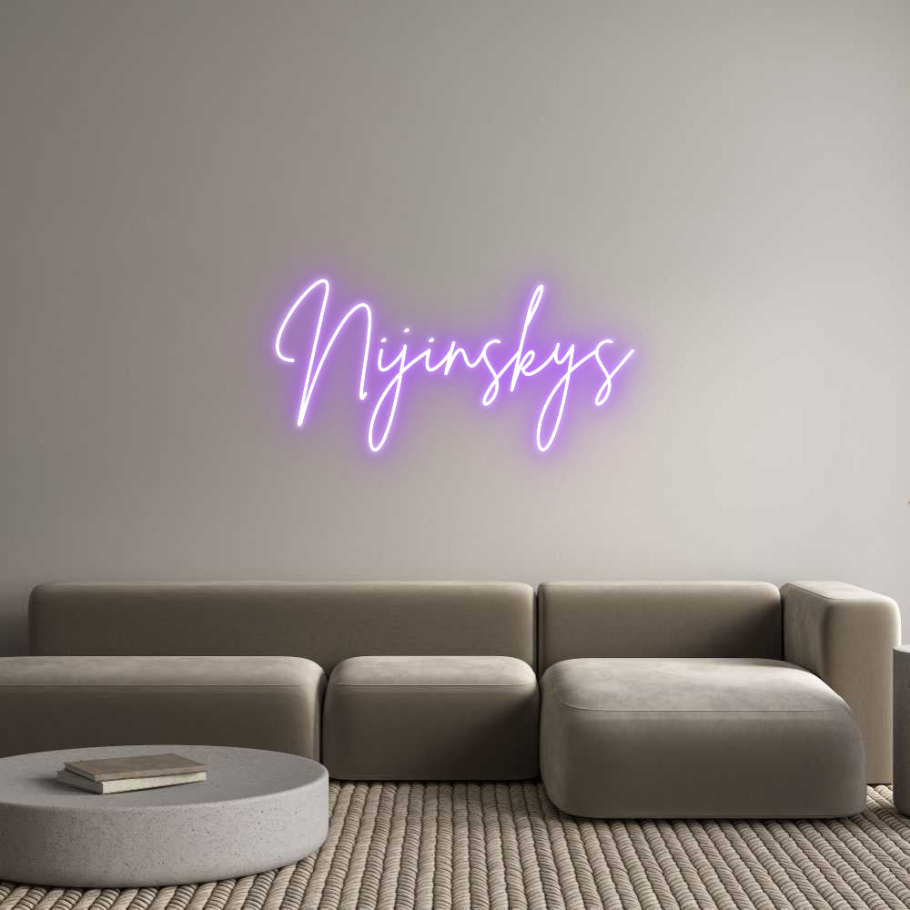 Custom Neon Sign Online Editor Nijinskys