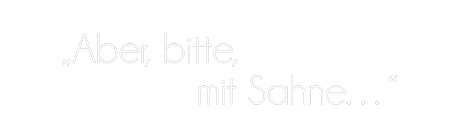 Custom Neon Sign Online Editor  „Aber, bitte...