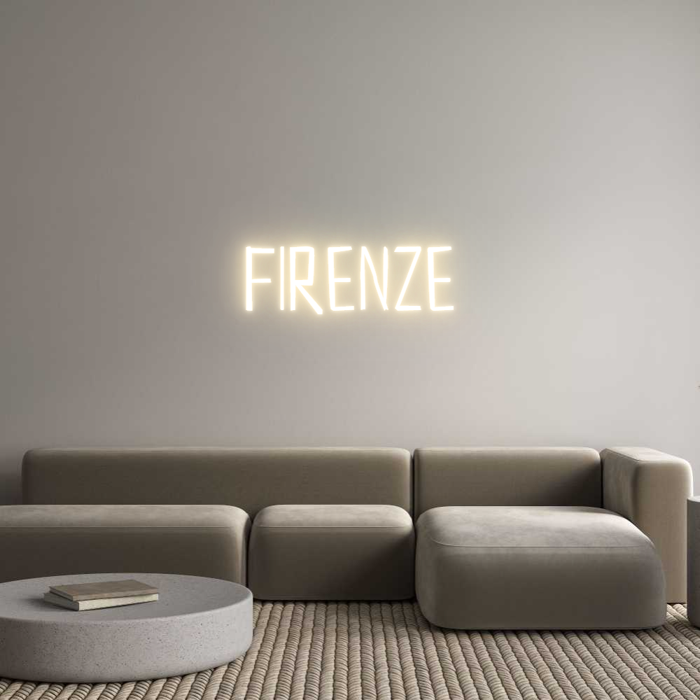 Custom Neon Sign Online Editor FIRENZE