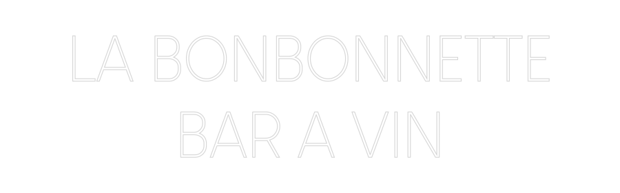 Custom Neon Sign Online Editor LA BONBONNETT...