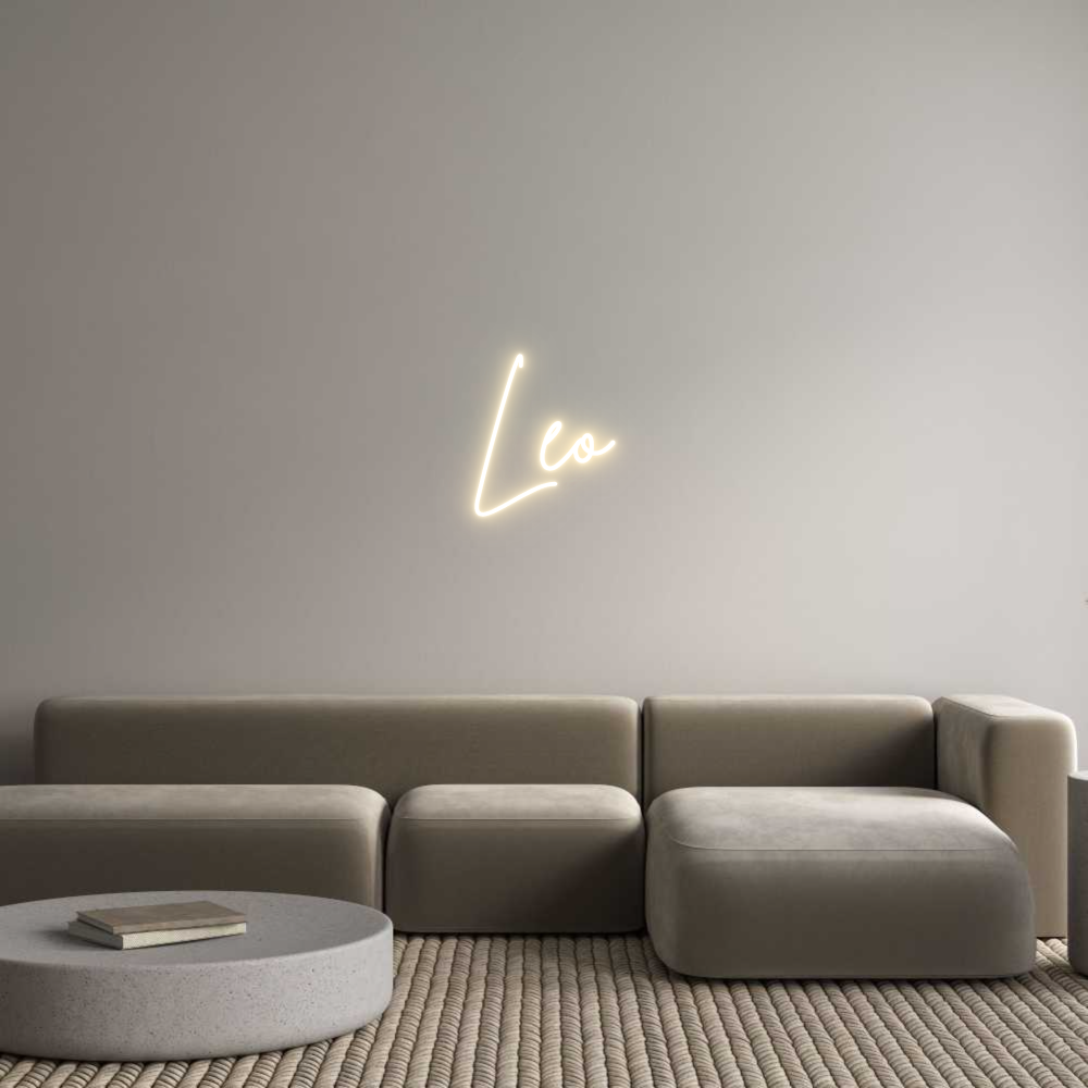 Custom Neon Sign Online Editor Leo