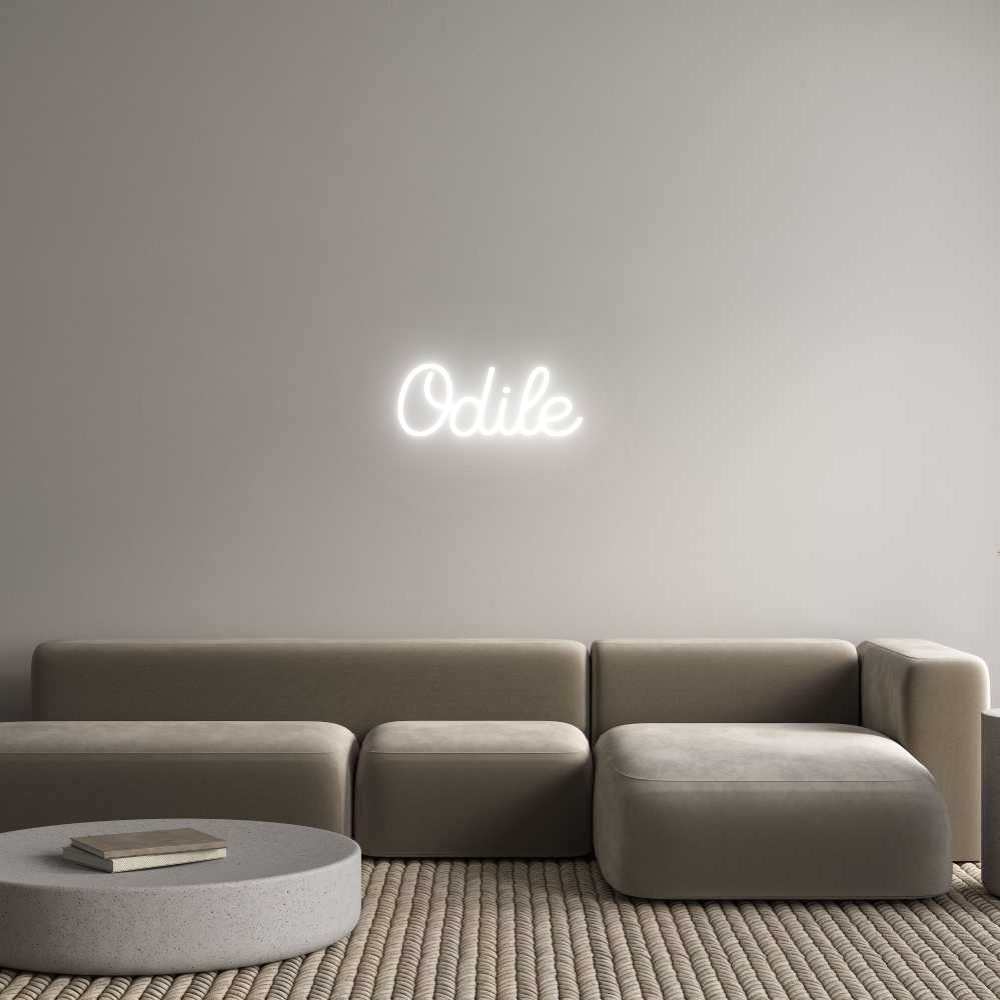 Custom Neon Sign Online Editor Odile