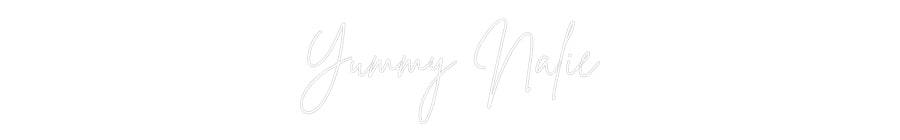 Custom Neon Sign Online Editor Yummy Nalie