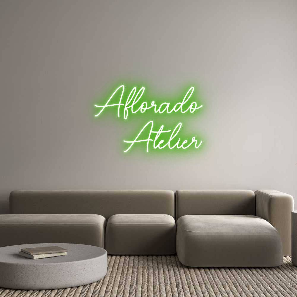 Custom Neon Sign Online Editor Aflorado
   ...