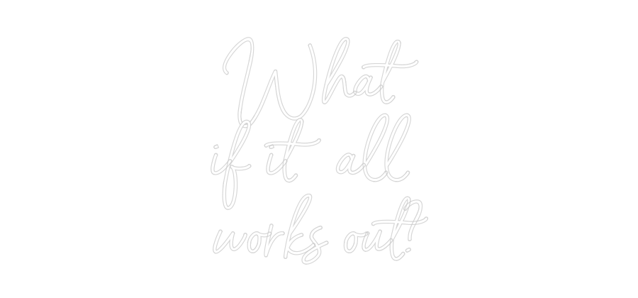 Custom Neon Sign Online Editor What
if it a...
