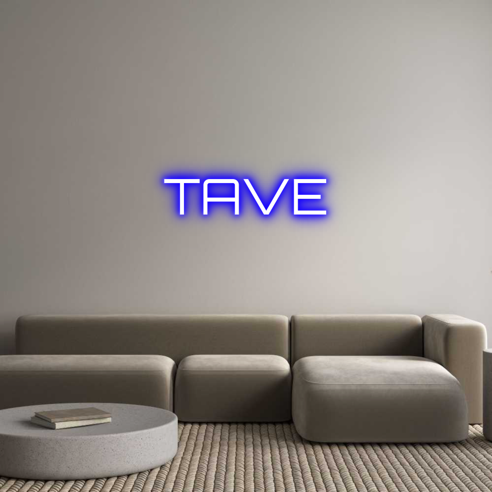 Custom Neon Sign Online Editor TAVE