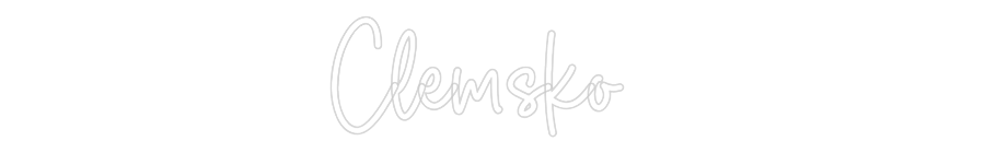 Custom Neon Sign Online Editor Clemsko