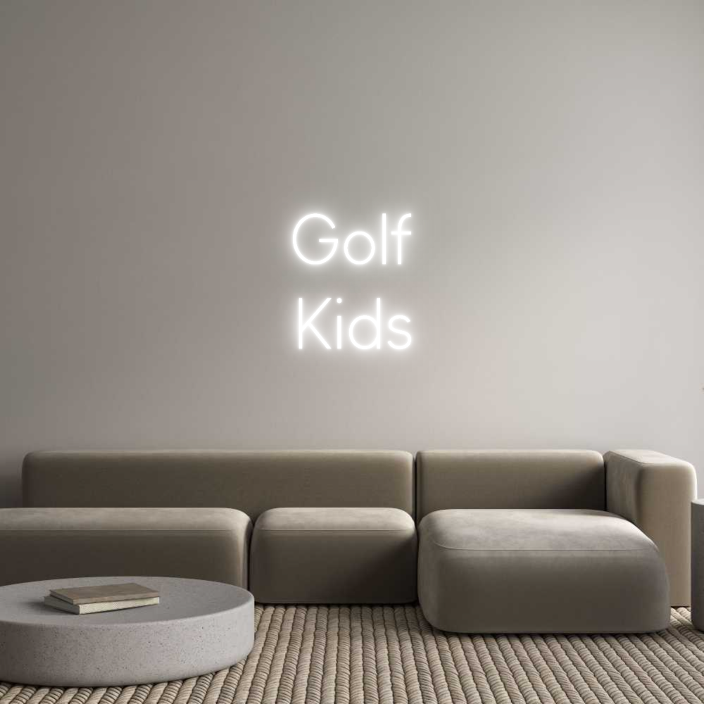 Custom Neon Sign Online Editor Golf
Kids