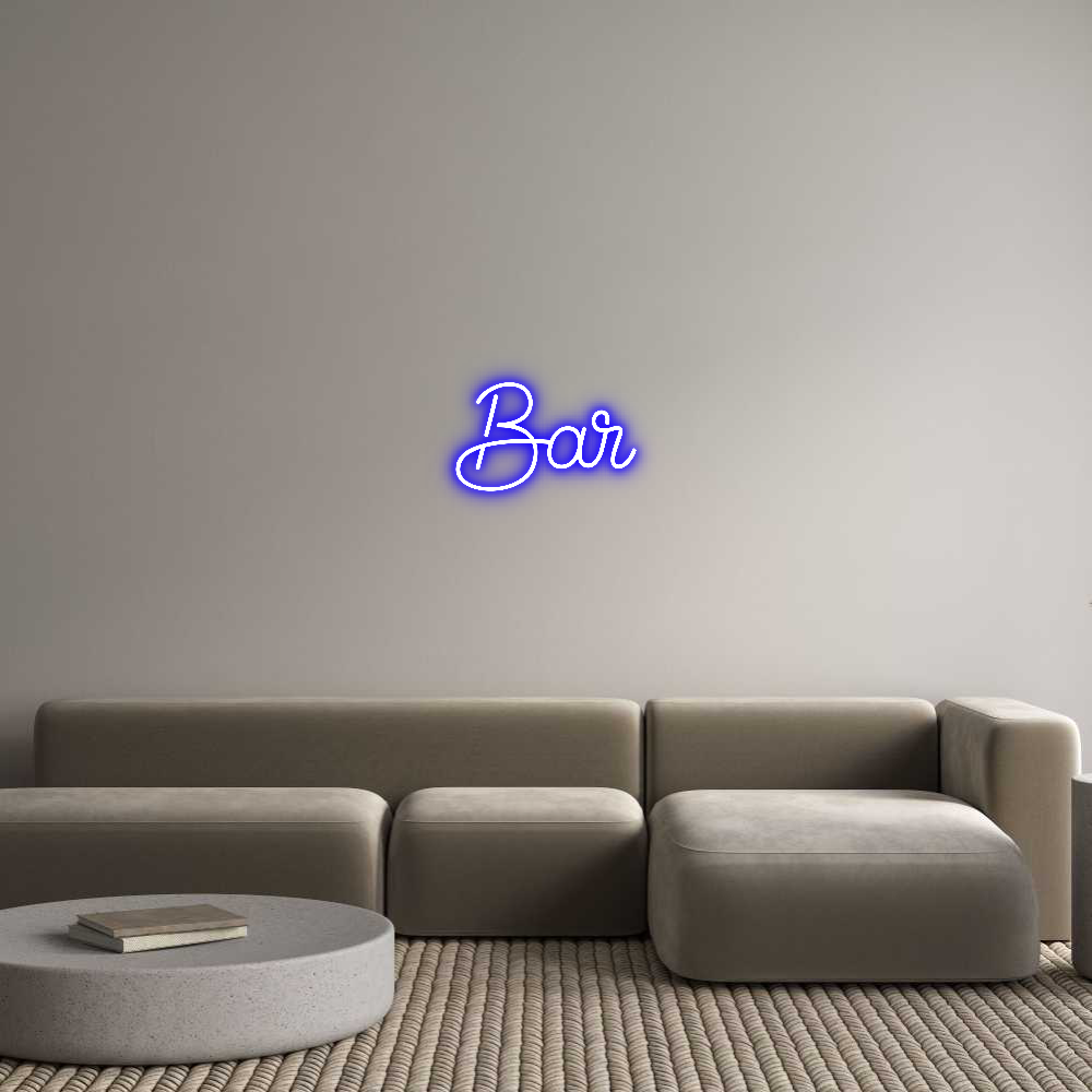 Custom Neon Sign Online Editor Bar