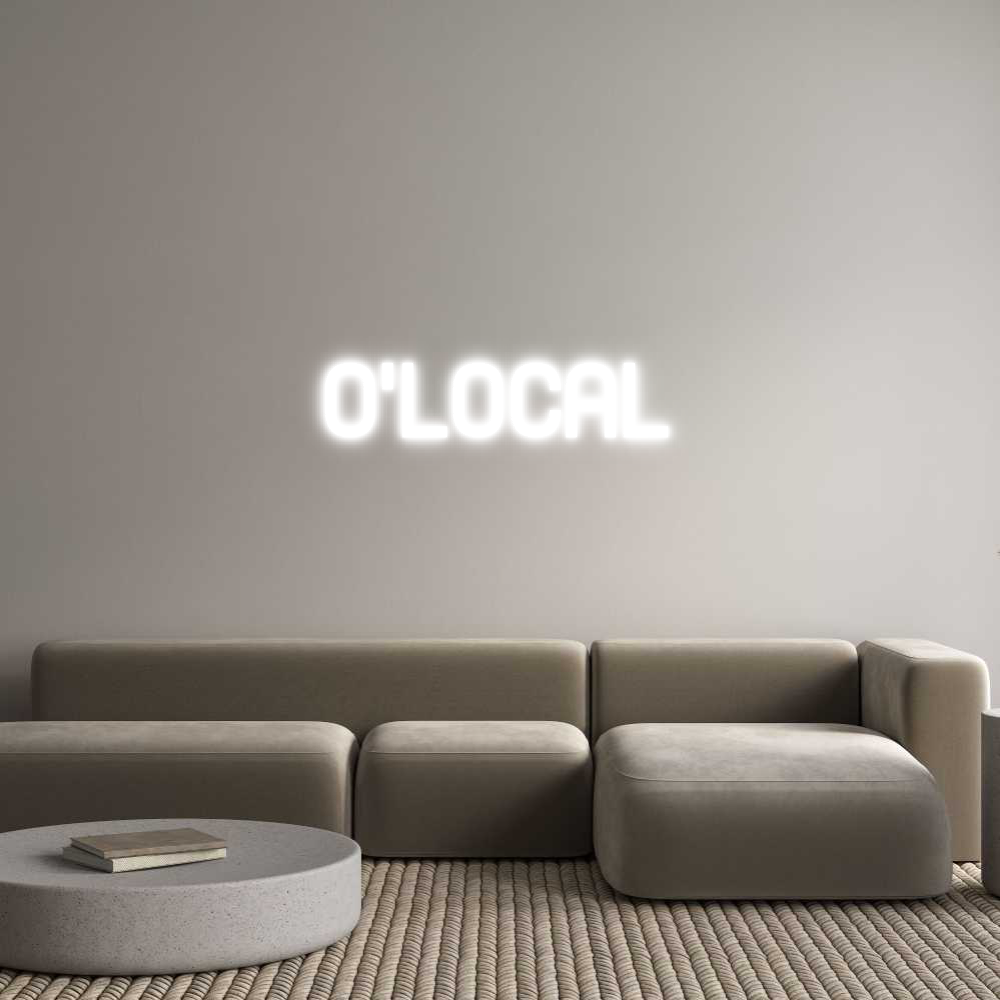 Custom Neon Sign Online Editor O’LOCAL