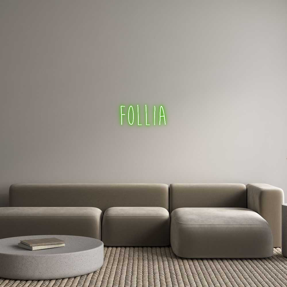 Custom Neon Sign Online Editor Follia